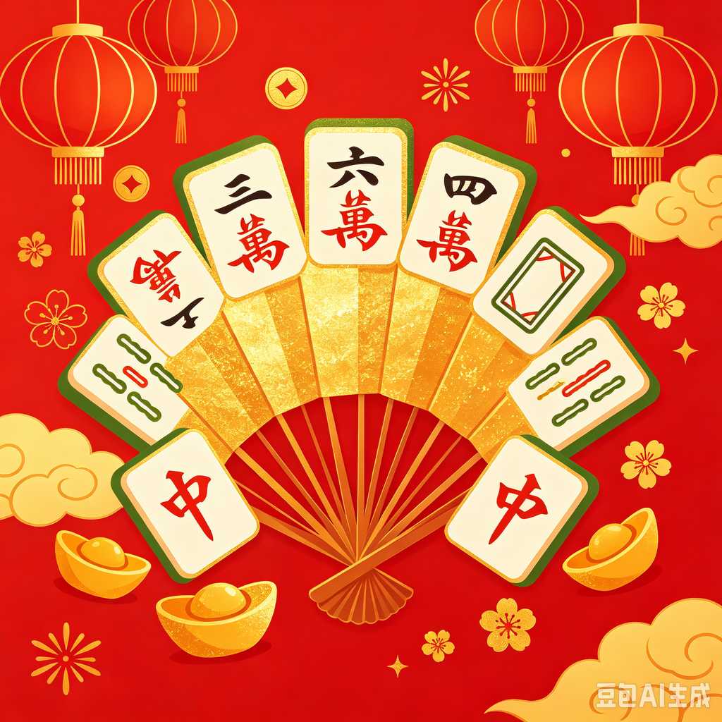 mahjong tile rack set
