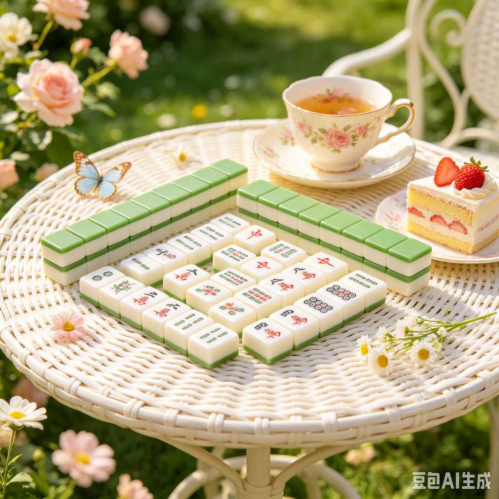 modern oriental mahjong set